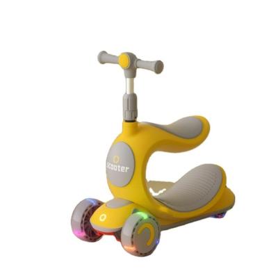 China Kids Toys Bike Kids Scooter With Seat Girl Kids Scooter 3 In 1 Kids Scooters With Rubber Wheels for sale