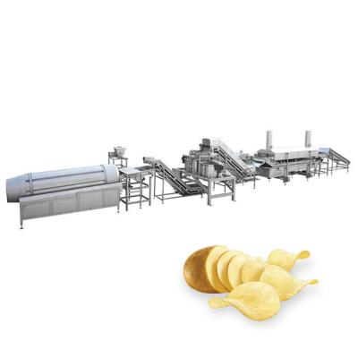 China High Efficiency High Quality French Fries Making Machine Fried Production Line For Puffed Food for sale