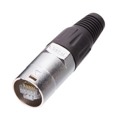 China Professional Ethernet OEM Metal Shell Male RJ45 Cable Connector For Ethernet for sale