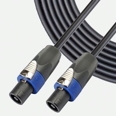 China Loud Loudspeaker OEM Factory OFC Professional Low Noise Loudspeaker Cable With Speakon for sale