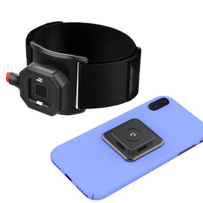 China Universal Detachable Sports Wristband Adjustable Outdoor Camera Fitness Navigation Bracket Mobile Phone Mount Armband for sale