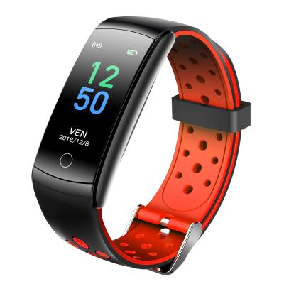 China New 24 Hours Dynamic Waterproof Heart Rate Blood Pressure Watch Life Waterproof Body Temperature Monitoring MP3 Playback Real Smart Bracelet for sale