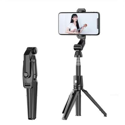 China Rotating Wireless Extendable Stick Tripod Live Streaming Phone Holder Extendable Selfie Phone Tripod Stand Universal Outdoor Remote Pane for sale