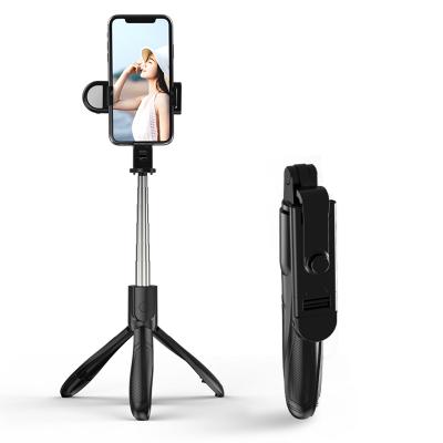 China Universal Foldable Phone Tripod Stand Tripod Phone Monopod Selfie Extendable Stick with Wireless Outdoor for Smartphone for sale