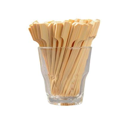 China Wholesale Party Heat Resistance Food Grill Disposable Baking Dish Bamboo BBQ Skewer Set for sale