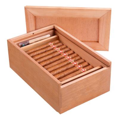 China Cigar Storage Manufacturer Direct Selling Cigar Moisturizing Box Cedar Wood Humidor Cigar Storage Box Cigar Wood Wood for sale