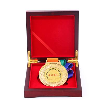 China China Hot Sale Custom Wooden Medal Packing Box for sale