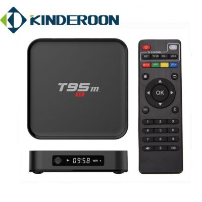 China WiFi T95M Eight Core Android TV Box 5 - Core GPU With HD 4K Video Player for sale