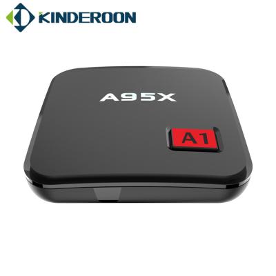 中国 Googleの人間の特徴をもつ二重中心スマートなTV箱A95X A1 S905X WIFI Kodi 4K 1GBのRAM 8GB ROM 販売のため