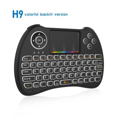 China Mini Draadloze het Toetsenbordmuis Combo H9 van USB met Gevoelige Multi - Touchpad Te koop