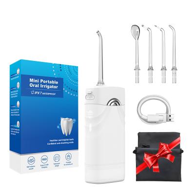 China Hotel 2021 Newly Style Travel Portable Teeth Cleaning Electric Dental Water Flosser for sale