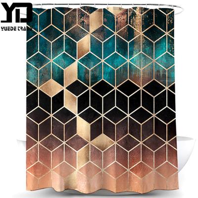 China China Manufacturer Sustainable Low Price Decorative Wall Art Waterproof Printing Shower Curtain for sale