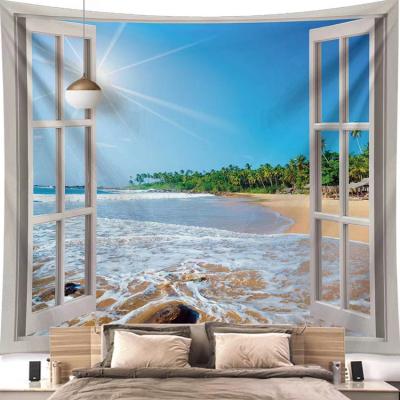 China Minimalist Hot Selling Product Customized 100% Polyester 3D Digital Printed Wall Hanging Tapestry for sale