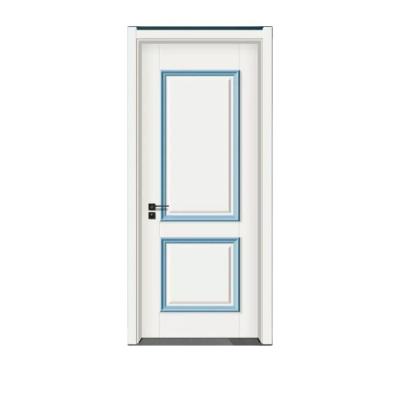 China Sound Insulation HDF Deep Molded Interior Wooden Door for sale