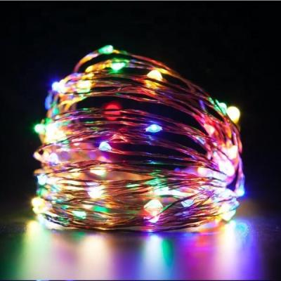 China Sale Modern Christmas Birthday Party Event Decoration Flash Strobe Led Copper Wire String Light for sale