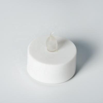 China Table Decorations Flameless Mini Candle Warm White LED White Tea Light for sale