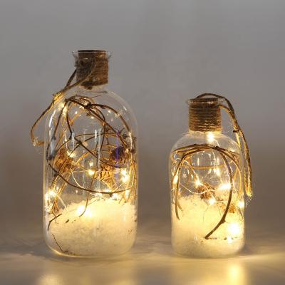 China Wholesale Cheap Perfect Promotional ALWAYS Plastic Mason Glass Dome Jar String Lights DIY Gifts for sale