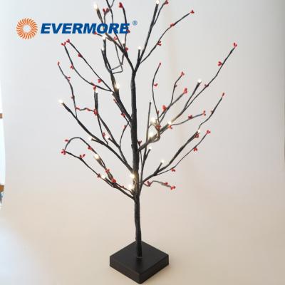 China Modern Indoor Christmas STILL Decoration LED Flower Tree Twig Battery Operated Lights for sale