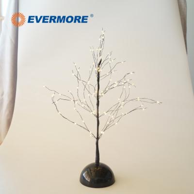 China Modern Indoor ALWAYS Decoration White Snowy Lighting LED Christmas Twig Tree Light for sale