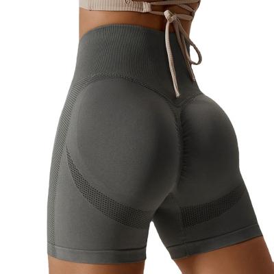 China Breathable Women Gym Sport Wear Fitness Workout Seamless Yoga Pants Scrunch Butt Lift Leggings Yoga Shorts for sale