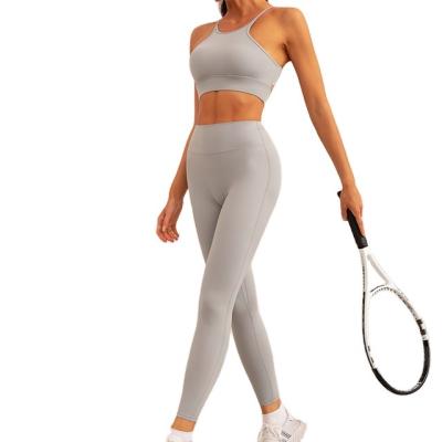 China Breathable Hot sales sportswear hollow sports underwear trousers sports yoga suit for sale