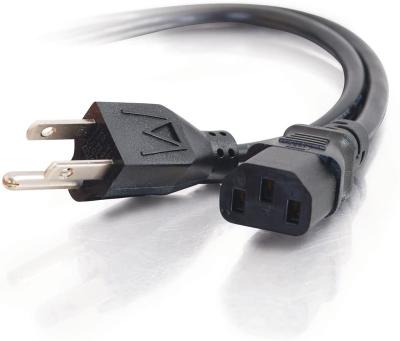 China Home Appliance Cables TO PUT 18 A.W.G. Universal Power Cord IEC 320 Smart Power Cord for sale