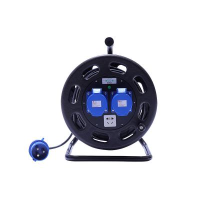 China IP44 Consumer Electronics Cable Reel Three-Care Mains Cords 250V 32A 320mm Power Cable for sale