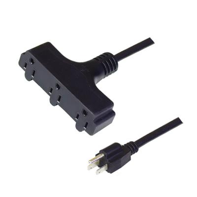 China American Standard Parallel Home Appliance Three-Care Power Cord Plug Extension Cord for sale