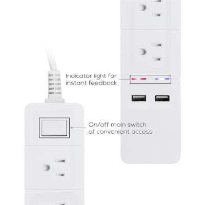 China Commercial WIFI and Voice Control Power Socket Smart Phone Power Strip USB Timed Power Outlet for sale