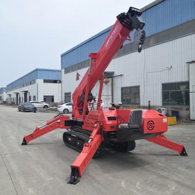 China Other Remote Control Mobile Retractable Light Crawler Rubber Spider Crane Enter Elevator Crawler Roof Spider Type for sale