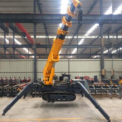 China Other Ton Outdoor Construction Lifting Crawler Boom 3 Ton Telescopic Spider Crane Diesel Crawler Crane for sale