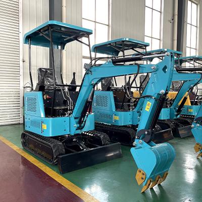 China Farms Mini Small Micro Crawler Bagger Digger Excavators Machine 2t 0.8 1.2 1.5 2 ton 1ton Mini Excavator for sale