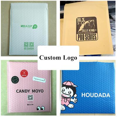 China Strong Adhesive Custom Bubble Mailers Customized Bubble Mail Bag With Logo for sale