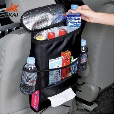 China Durable Multi-pocket Travel Storage Bag Backseat Hanging Heat Insulation Car Organizer Bag for sale