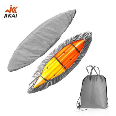 China Durable Polyester Canoe Cover Lightweight UV Protection Waterproof Boat Cover for sale