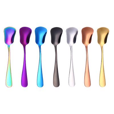 China Viable Hot Sale Modern Stainless Steel Dessert Spoon Ice Cream Spoon Tea Spoon for sale