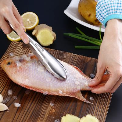 China Viable Wholesale Kitchen Tool Stainless Steel Fish Skin Quick Cleaning Scale for sale