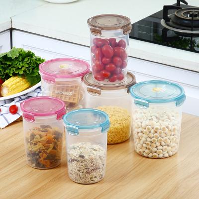 China Freshness Preservation 1200/2000ml Plastic Square Food Storage Container Seal Jar for sale