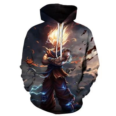 China Polyester / cotton spring and autumn men's custom 3D hoodie printed tracksuit with hoodie trend for sale