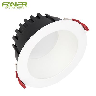 China Modern FANER Led Panel Down Lights 8cm Diameter Led Ceiling Light IP44 Outdoor Black Color Housing for sale