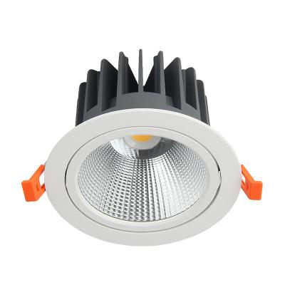 China FANER Modern Stage Lighting Smart Anti-glare Spot Light Led 9w 12w 16w 24w 30w White Frame For Ceiling for sale