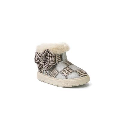 China 2022 Custom Hot Selling Light Weight OEM Kids Snow Boots Plush Solid Color Children Boys Girls Warm Winter Bow Ankle Boots for sale