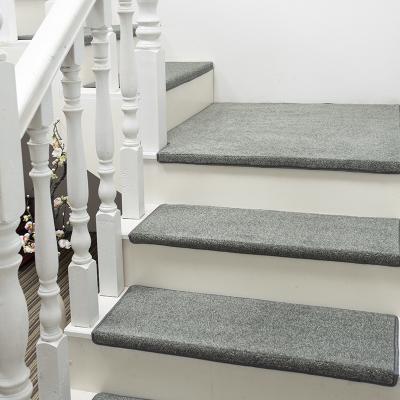 China Washable Non-Slip Self Adhesive Staircase Carpet Non Skid Stair Mats for Indoor Wooden Steps for sale