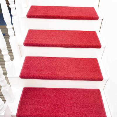 China Modern Decorative Household Staircase Carpet Non Slip Staircase Step Pad Staircase Tread for sale