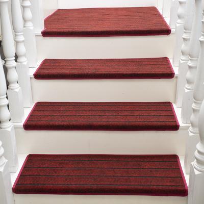 China Washable Polyester Fiber Magic Buckle Anti Slip Pad  Carpet Staircase Running Pad for Child for sale