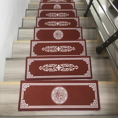 China Washable High Quality Indoor Anti Slip Stair Mat Stair Pedal Mat Stair Carpet Mat for sale