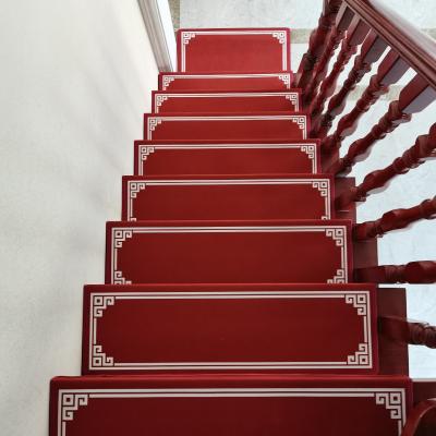 China Washable High Quality European Style Stairs Anti Slip Stair Treads Stair Carpets for sale