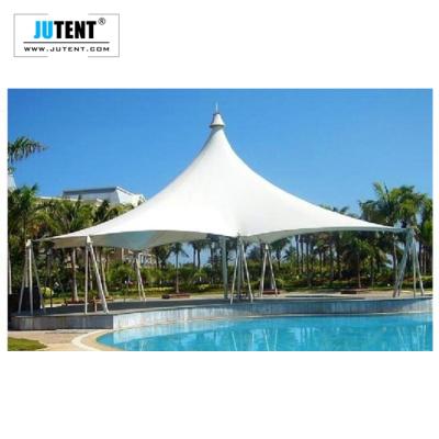 China Customized Unique Outdoor Sun Shade Sails Structures Canopy Canopy Flame Retardant UV-Resistance Waterproof Membrane For Patio Pool for sale