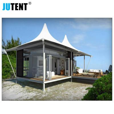 China Resort & Hotel Tent Safari Glamping Structure Resort Luxury Tents for Holiday Town Hillside Resort for sale