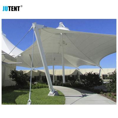 China Intimidating Ptfe Canopy UV-Resistance Membrane Inexpensive Flame Retardant Structure Umbrella Intimidating Ptfe Membrane for sale